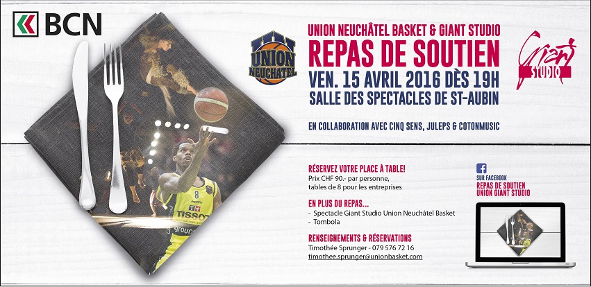 Souper de Gala Union Neuchâtel Basket – Giant Studio